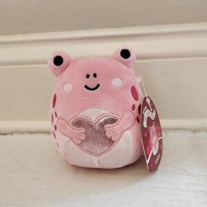 Squishmallows 4" Lonina Pink Frog Plush Toy NWT